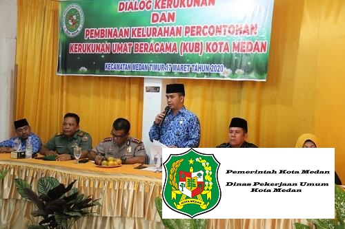 Plt Wali Kota Medan Apresiasi Digelarnya Dialog Kerukunan dan Pembinaan Kelurahan Percontohan Kerukunan Umat Beragama (KUB)